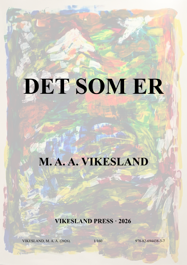 Omslagsillustrasjon for DET SOM ER